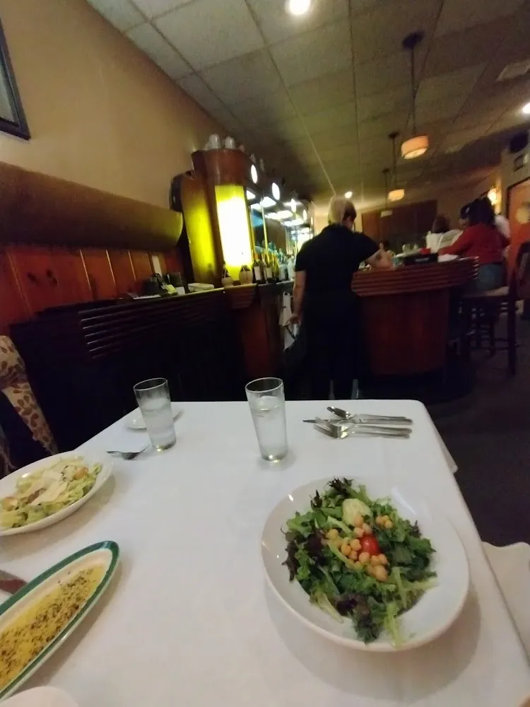 Salads on the Table and the Bar